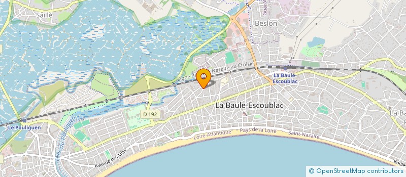 localisation de l'entreprise SCI PATODILU à LA BAULE-ESCOUBLAC