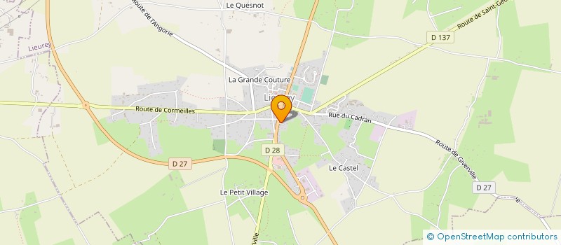 localisation de l'entreprise SCI PATOLL  LIEUREY