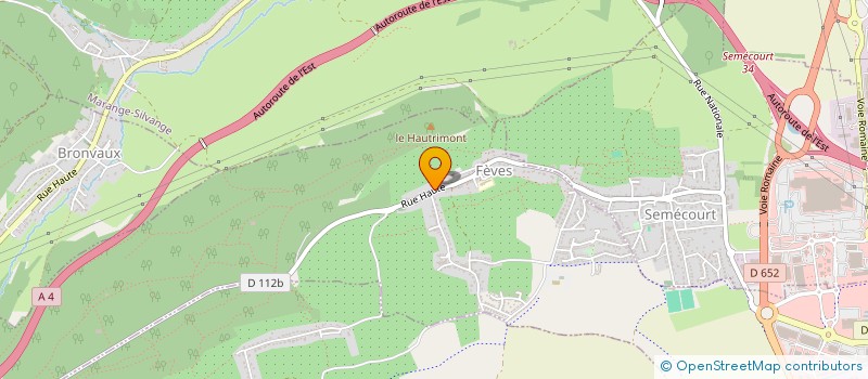 localisation de l'entreprise SCI PATOLS  FEVES