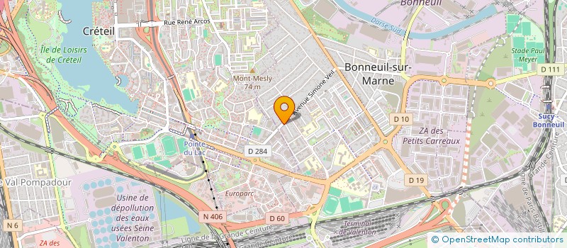 localisation de l'entreprise SCI PATONE à BONNEUIL-SUR-MARNE