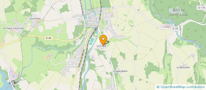 localisation de l'entreprise SCI PATOU à SAINT-LOUP-LAMAIRE