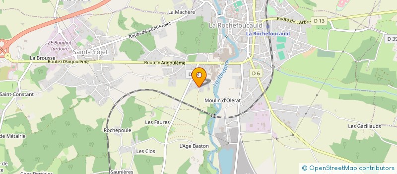 localisation de l'entreprise SCI PATOU  LA ROCHEFOUCAULD-EN-ANGOUMOIS