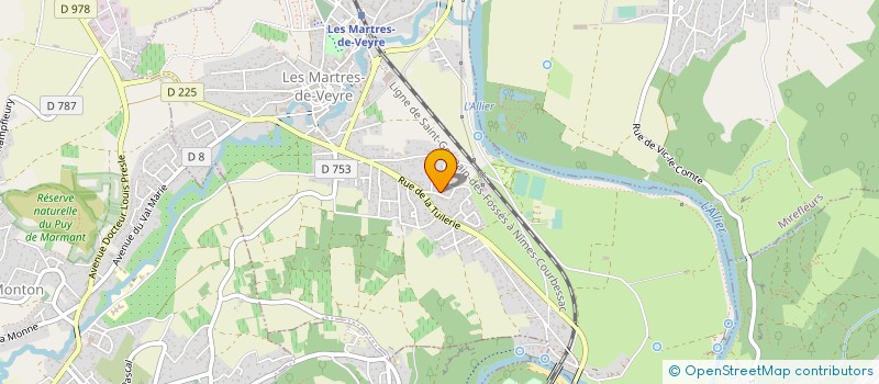 localisation de l'entreprise SCI PATOUFET  LES MARTRES-DE-VEYRE