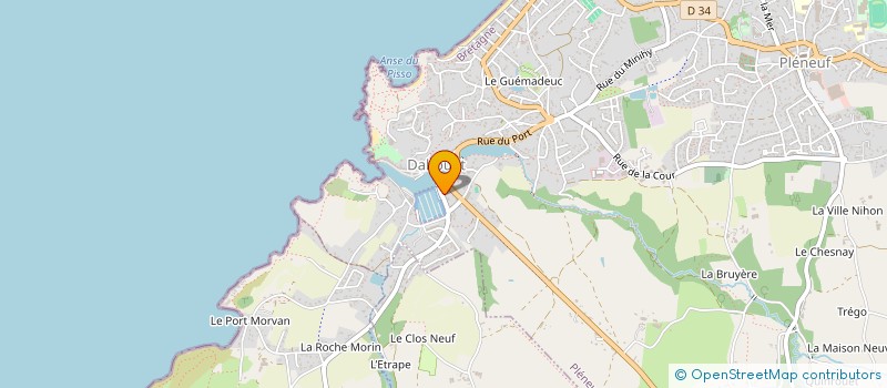 localisation de l'entreprise SCI PATOUILLATS  PLENEUF-VAL-ANDRE