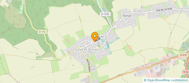 localisation de l'entreprise SCI PATOUPHIL  COSNES-ET-ROMAIN