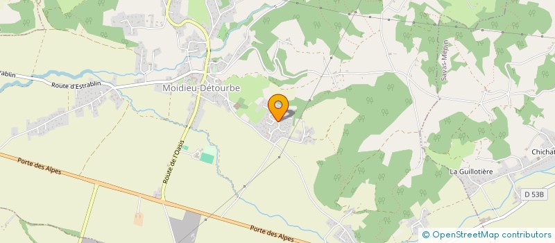 localisation de l'entreprise SCI PATPIER  MOIDIEU-DETOURBE