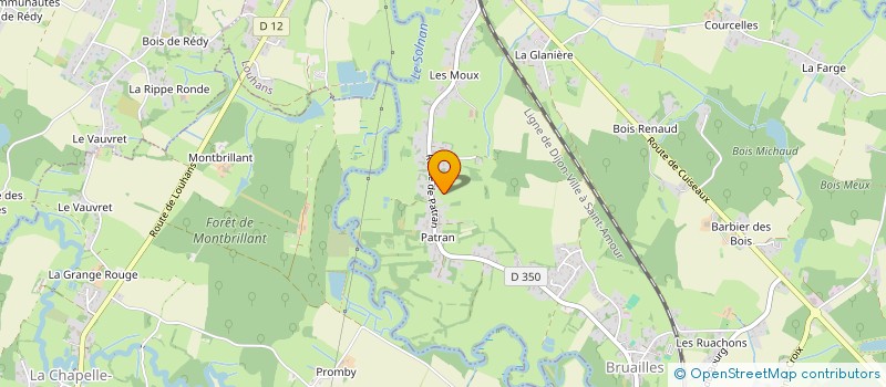 localisation de l'entreprise SCI PATRAN  BRUAILLES