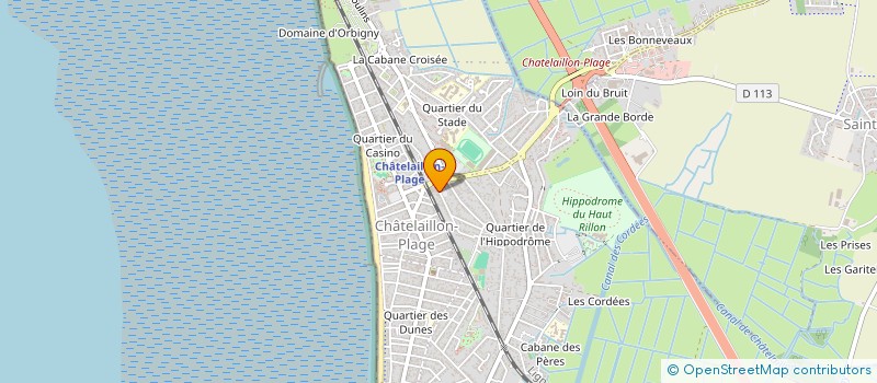 localisation de l'entreprise SCI PATRAT OGER à CHATELAILLON-PLAGE