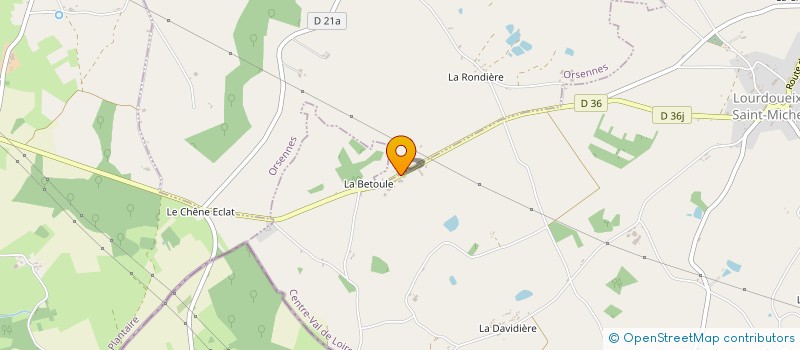 localisation de l'entreprise SCI PATRAUD à ORSENNES