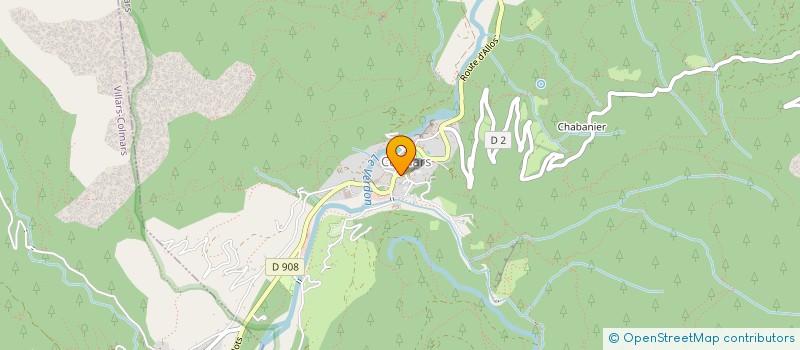 localisation de l'entreprise SCI PATRI'MONTEM  COLMARS