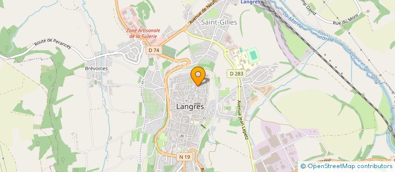localisation de l'entreprise SCI PATRIACHE à LANGRES