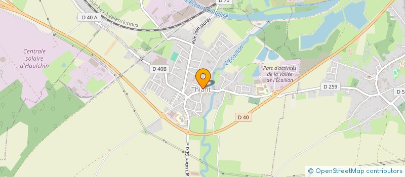 localisation de l'entreprise SCI PATRIARCA FRERES  THIANT