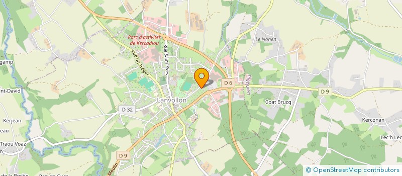 localisation de l'entreprise SCI PATRIAS  LANVOLLON