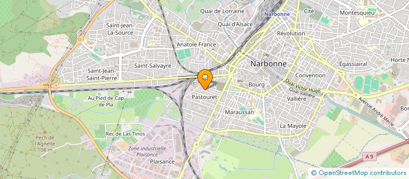 localisation de l'entreprise SCI PATRICE à NARBONNE