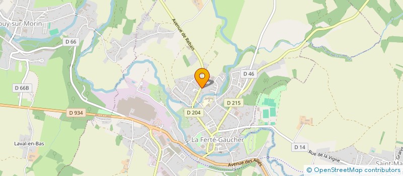 localisation de l'entreprise SCI PATRICE ET MARYLINE  LA FERTE-GAUCHER