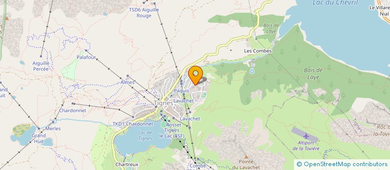 localisation de l'entreprise SCI PATRICELLI LOPEZ  TIGNES