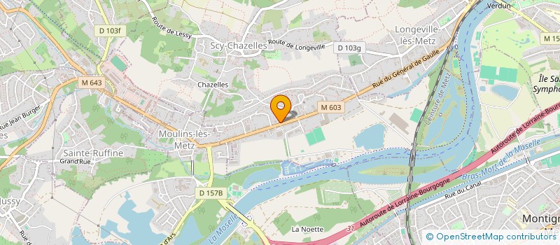 localisation de l'entreprise SCI PATRICIA  SCY-CHAZELLES