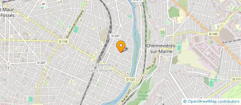 localisation de l'entreprise SCI PATRICIA BALLET à SAINT-MAUR-DES-FOSSES