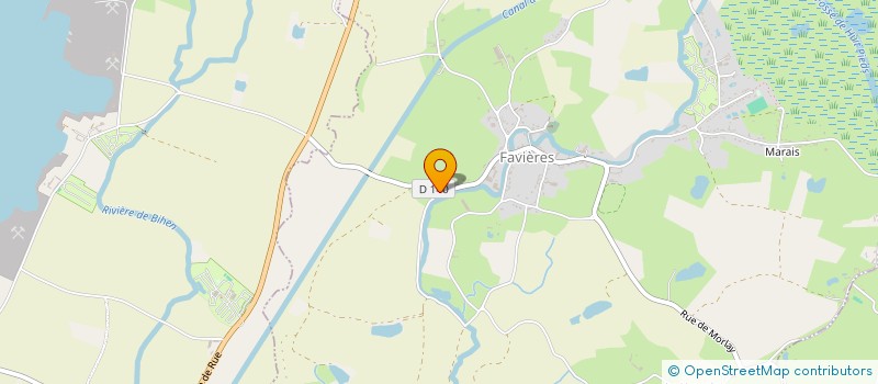 localisation de l'entreprise SCI PATRICK  FAVIERES