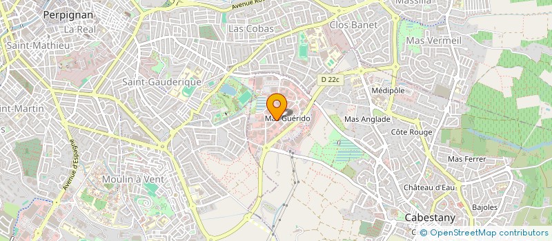 localisation de l'entreprise SCI PATRICK  CABESTANY