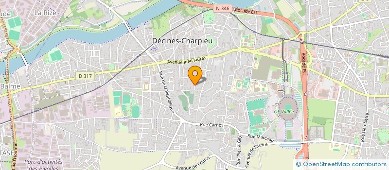 localisation de l'entreprise SCI PATRICK  DECINES-CHARPIEU