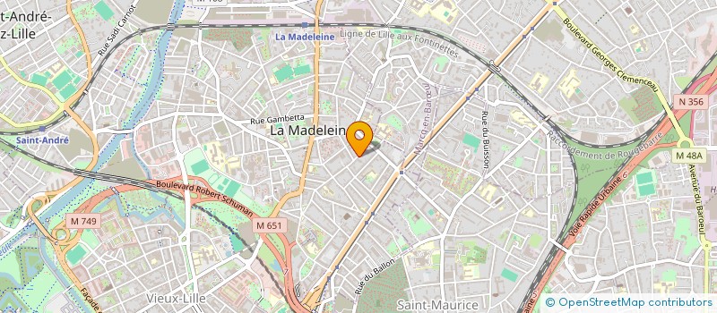 localisation de l'entreprise SCI PATRIDIME à LA MADELEINE