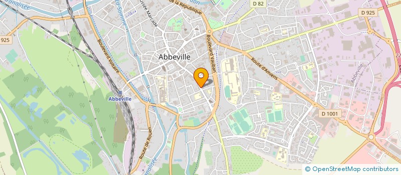 localisation de l'entreprise SCI PATRIM à ABBEVILLE