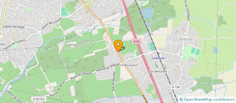 localisation de l'entreprise SCI PATRIM  CADAUJAC