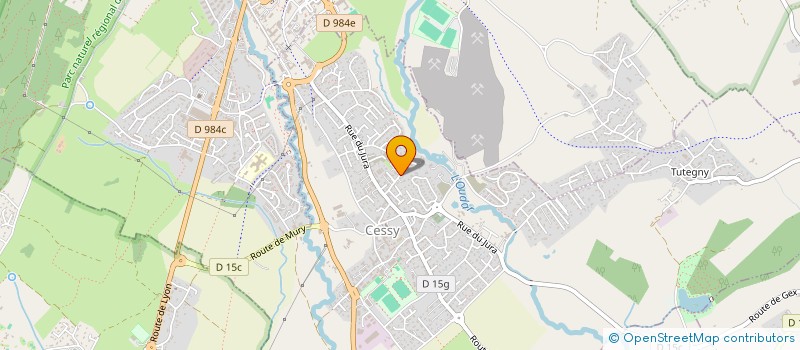 localisation de l'entreprise SCI PATRIM  CESSY