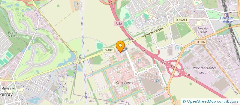 localisation de l'entreprise SCI PATRIM  LIEUSAINT