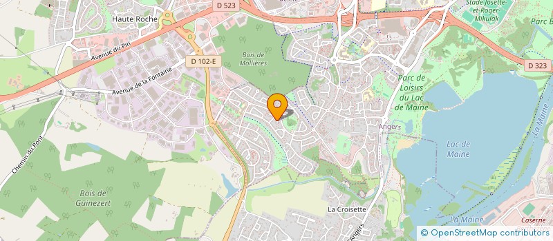 localisation de l'entreprise SCI PATRIME à ANGERS