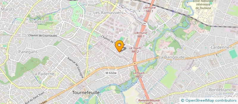 localisation de l'entreprise SCI PATRIMM à COLOMIERS