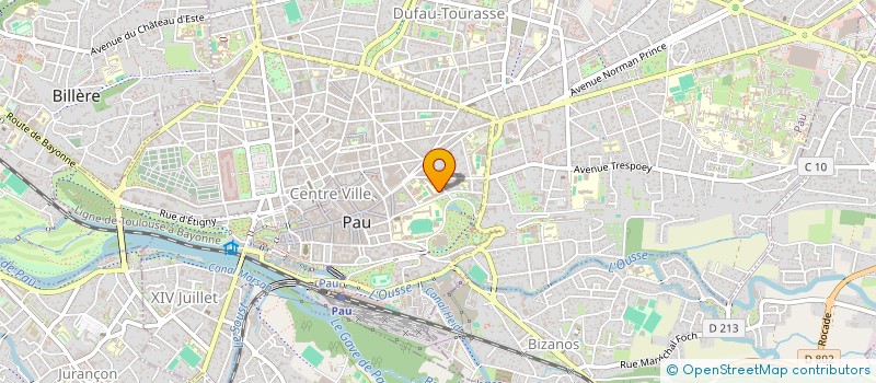 localisation de l'entreprise SCI PATRIMMO à PAU