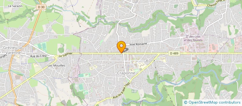 localisation de l'entreprise SCI PATRIMMO  CRAPONNE