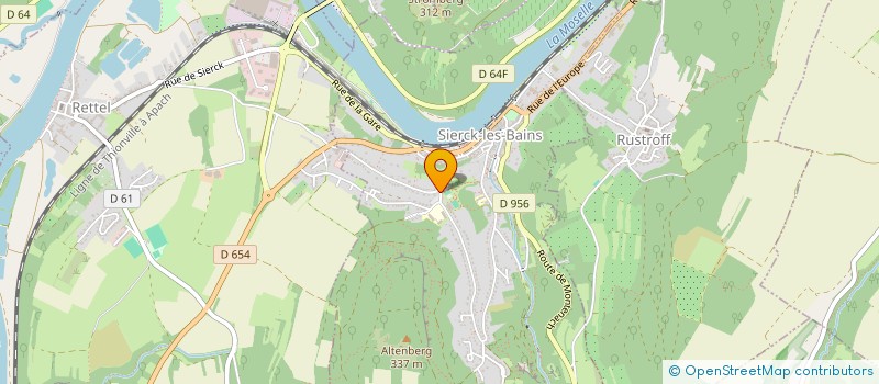 localisation de l'entreprise SCI PATRIMOINE  SIERCK-LES-BAINS