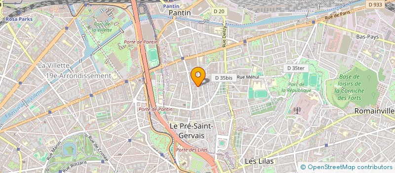 localisation de l'entreprise SCI PATRIMOINE à LE PRE-SAINT-GERVAIS
