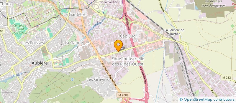 localisation de l'entreprise SCI PATRIMOINE  AUBIERE