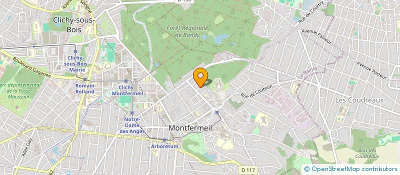 localisation de l'entreprise SCI PATRIMOINE à MONTFERMEIL
