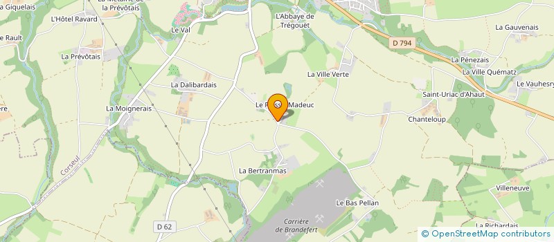 localisation de l'entreprise SCI PATRIMOINE CORSEUL  CORSEUL