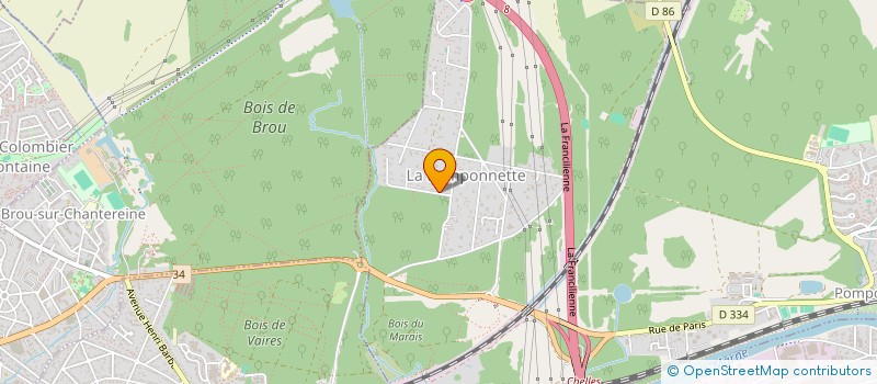 localisation de l'entreprise SCI PATRIMOINE DE LA BOISSIERES  POMPONNE