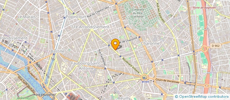 localisation de l'entreprise SCI PATRIMOINE HARMONIE  PARIS