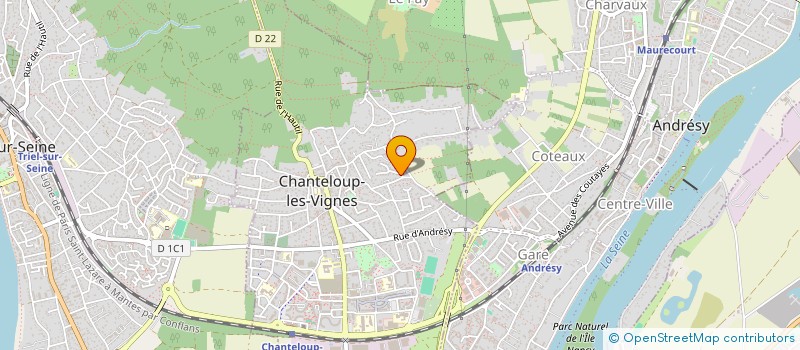 localisation de l'entreprise SCI PATRIMOINE IMMOBILIER FAMILIAL  CHANTELOUP-LES-VIGNES