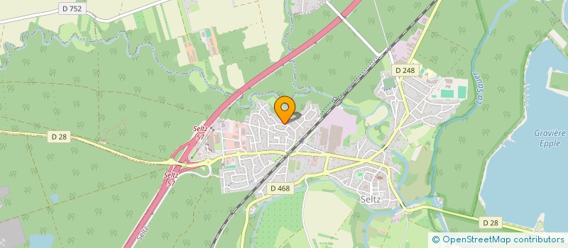 localisation de l'entreprise SCI PATRIMOINE INVEST  SELTZ
