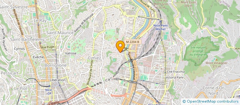 localisation de l'entreprise SCI PATRIMOINE LM  NICE