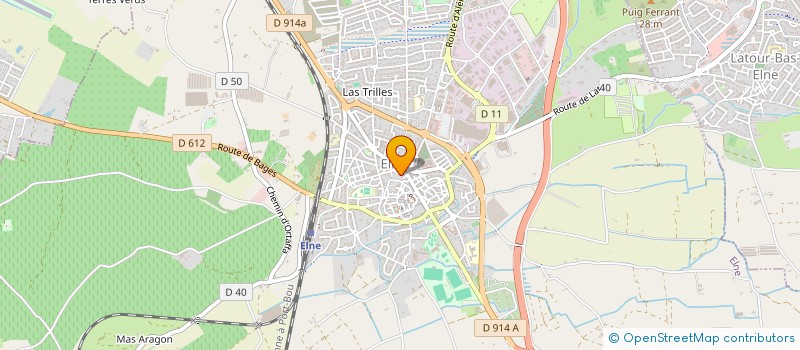 localisation de l'entreprise SCI PATRIMOINE MATHYLDIAN  ELNE