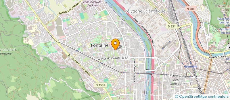 localisation de l'entreprise SCI PATRIMOINE PLUS  FONTAINE