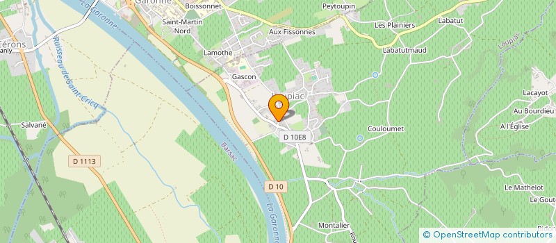 localisation de l'entreprise SCI PATRIMOINE T  LOUPIAC