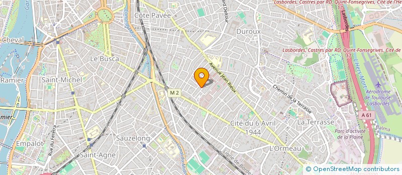 localisation de l'entreprise SCI PATRIMONIA à TOULOUSE