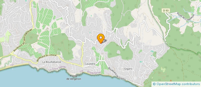 localisation de l'entreprise SCI PATRIMONIA  LA CROIX-VALMER