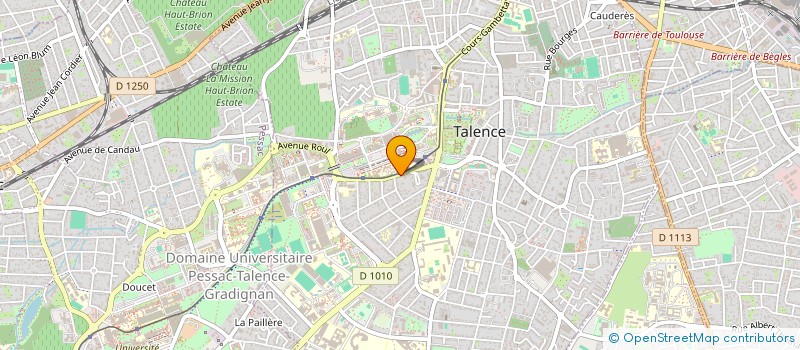 localisation de l'entreprise SCI PATRIMONIA PB 2  TALENCE